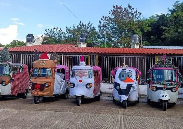 Guerreras Fénix: Tradición navideña de motocarros en Umán