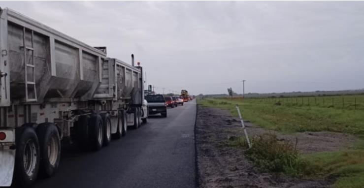 Bloqueo en carretera Reynosa - San Fernando. Foto: Facebook