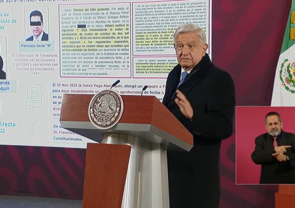 Ahora AMLO arremete contra jueza que amparó a Cabeza de Vaca