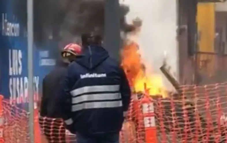 Deja flamazo un lesionado en el casco de San Pedro