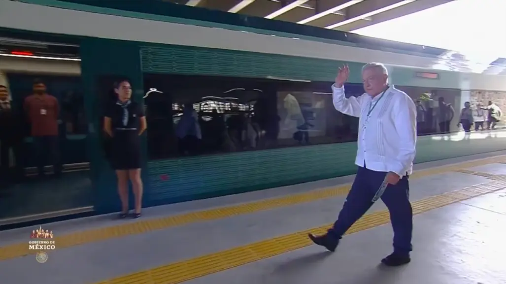 Se inaugura el primer tramo del Tren Maya por AMLO