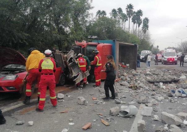 Carambola de 6 vehículos en carretera Nacional deja varios heridos