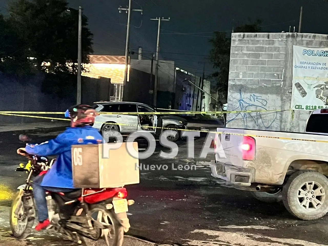 A la zona llegaron agentes ministeriales y peritos, quienes iniciaron la investigación de la agresión armada. Foto: Especial/ POSTAMX