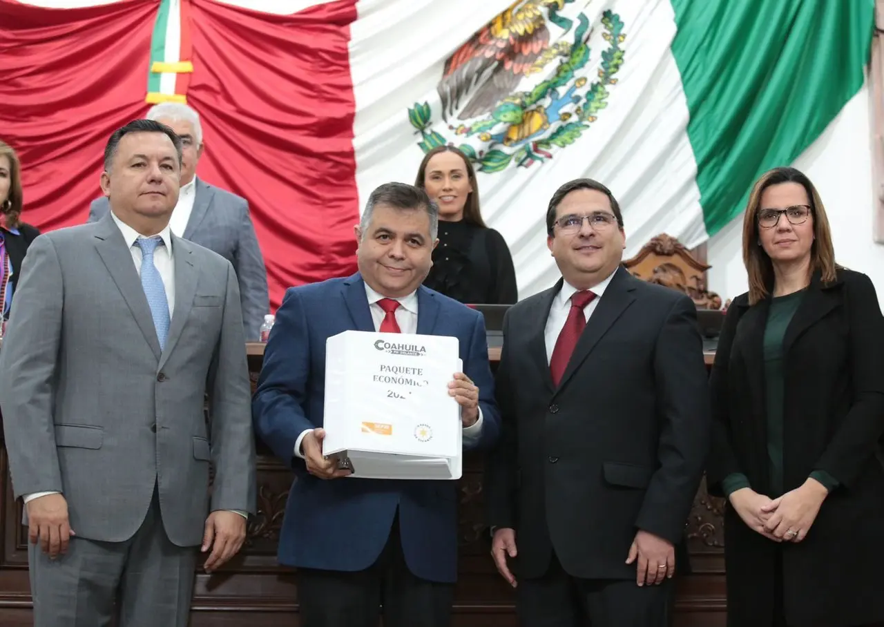 Se presentó ante el Congreso del Estado el Paquete Fiscal 2024. (Fotografía: Gobierno de Coahuila)