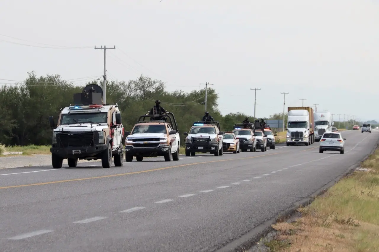 Guardia Estatal desplegando operativo en carreteras de Tamaulipas (Imagen ilustrativa).