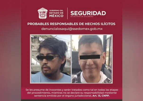 Sacan de circulación a tres presuntos ladrones en Edomex