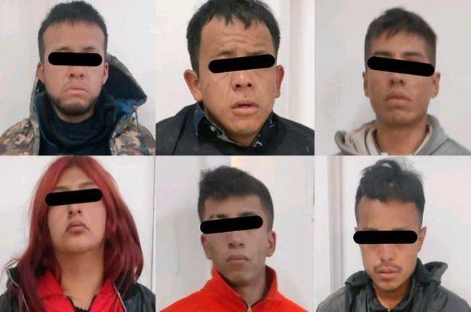 Detienen a seis integrantes de banda dedicada al robo masivo de vehículos en Ecatepec. Foto: Especial