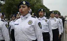 Desfilan Policías de la SSC con honor y gallardía enalteciendo su labor