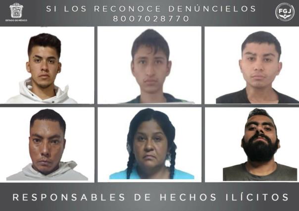 Condenan a seis ladrones de vehículos, operaban en tres municipios de Edomex