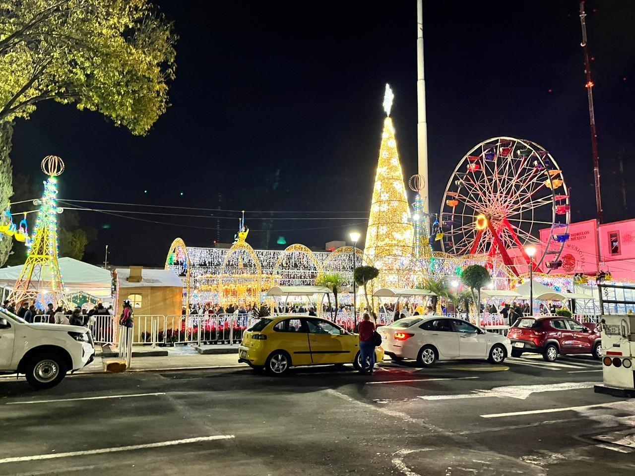 La villa navideña en Ecatepec se podrá disfrutar hasta el seis de enero de 2024. Foto: Itzel Negrete