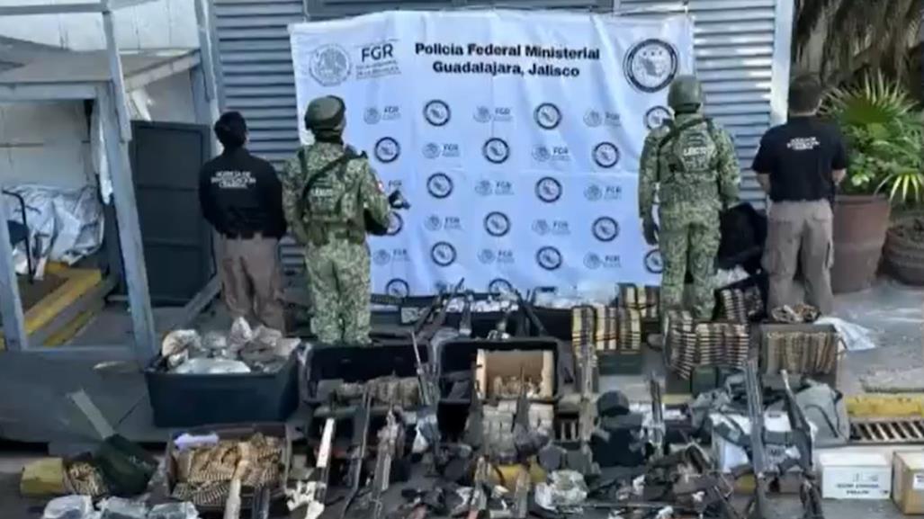 FGR y Ejército incautan arsenal en Jalisco ¡Gran golpe al crimen!