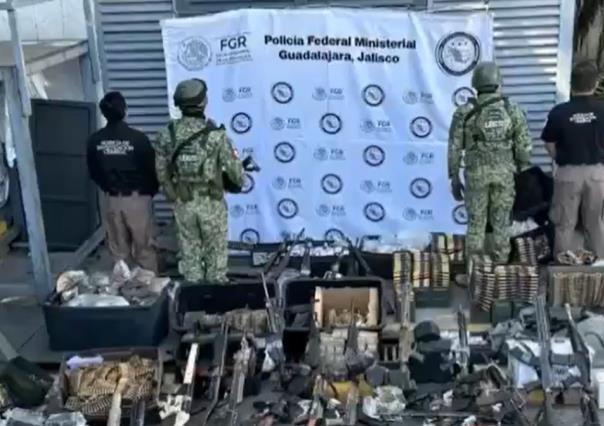 FGR y Ejército incautan arsenal en Jalisco ¡Gran golpe al crimen!