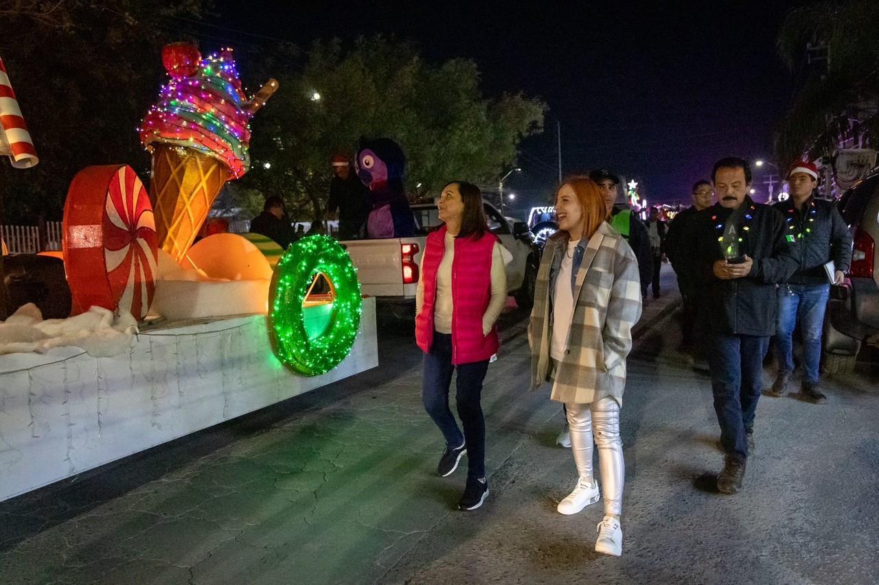 La alcaldesa Cristina Díaz informó que estos recorridos han sido diseñados para que las familias puedan disfrutar de la temporada festiva. Foto: Municipio de Guadalupe