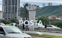 Abandonan cuerpo sin vida frente a la estructura de la Virgen de Guadalupe