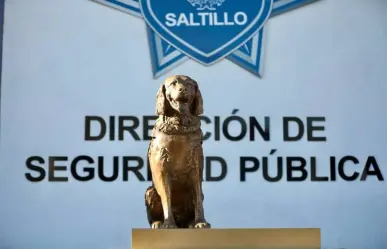 Realizan homenaje póstumo en honor a Sky, miembro del K9 en Saltillo