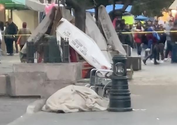 Fallece mujer en situación de calle en Centro de Saltillo