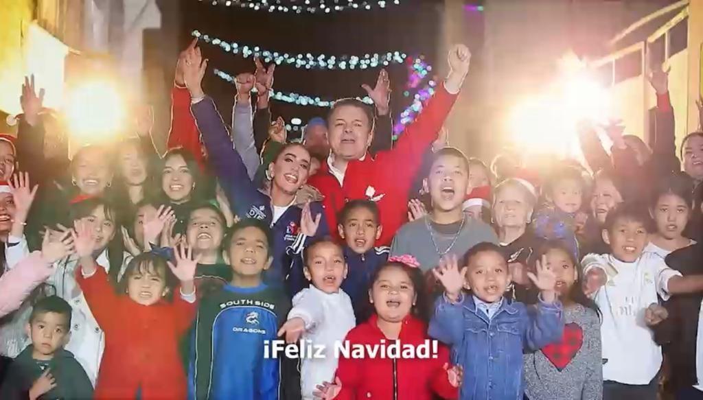 El gobernador del estado Esteban Villegas Villarreal, a través de un video en redes sociales deseo una Feliz Navidad a los duranguenses. Foto: Especial.