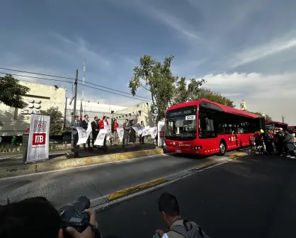 Presentan nuevas unidades del Metrobús 100% eléctricas
