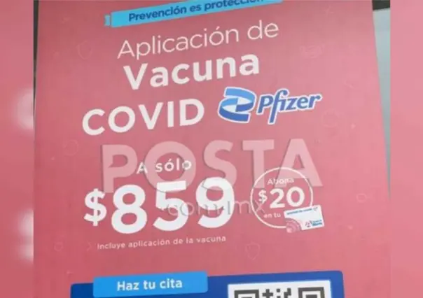 Vacuna contra COVID ya está a la venta en Monterrey