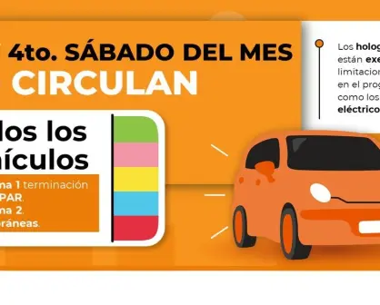 Así funciona el “Hoy No Circula” para este sábado