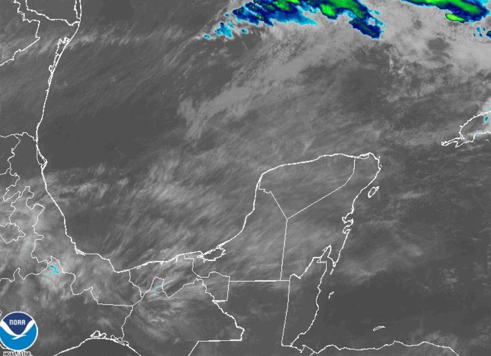 Este lunes de Navidad amaneció con un ambiente frío, pero se pronostican altas temperaturas el resto de la jornada.- Foto del NOAA
