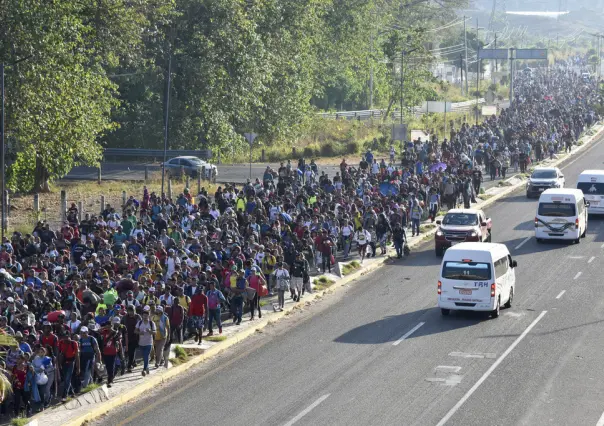 Marcha de migrantes en México: demanda de trabajo y cooperación