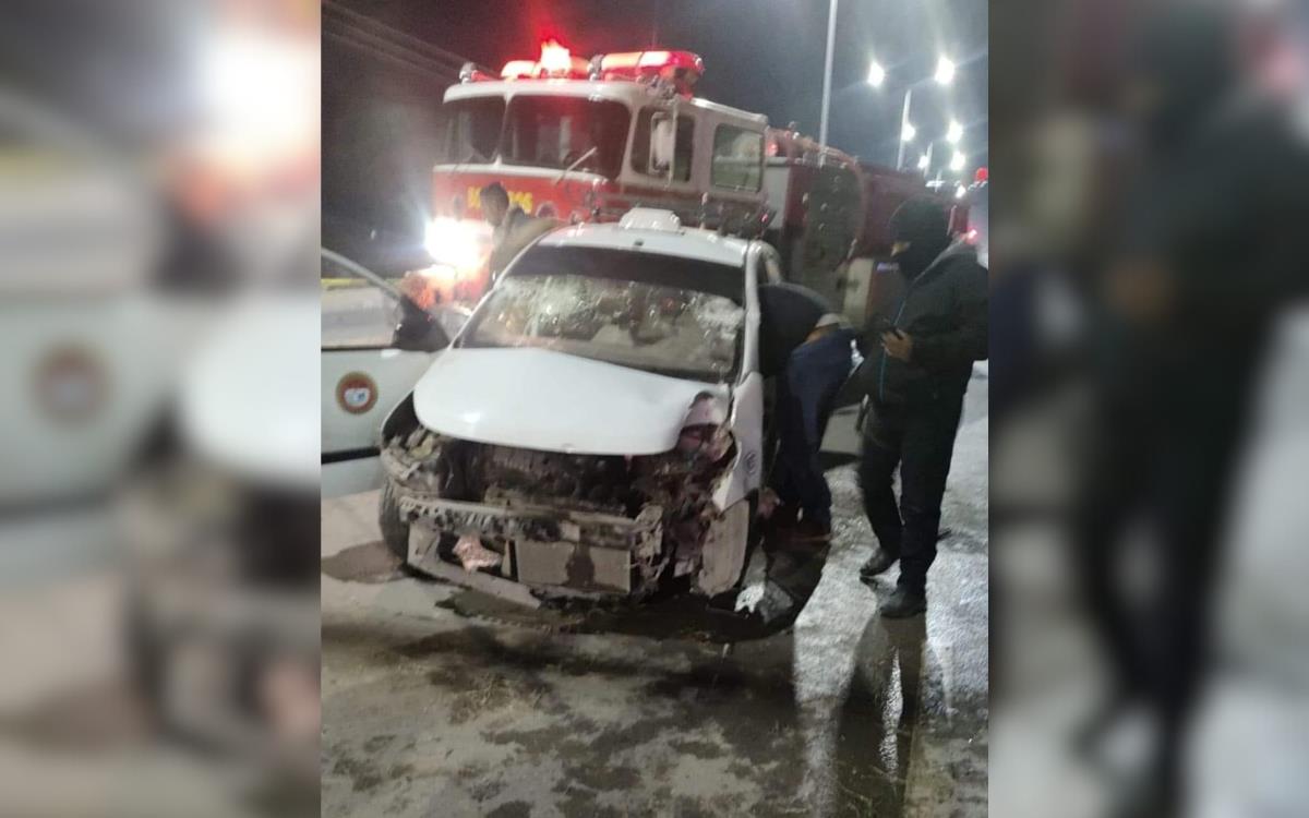 Accidente donde muere madre de familia. Fotografía de Luis Lozano.