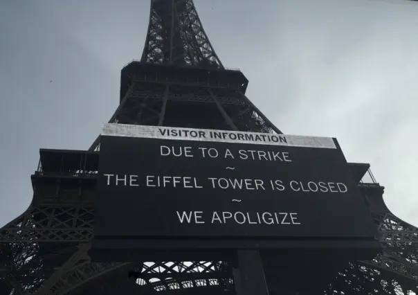 La Torre Eiffel cierra debido a huelga