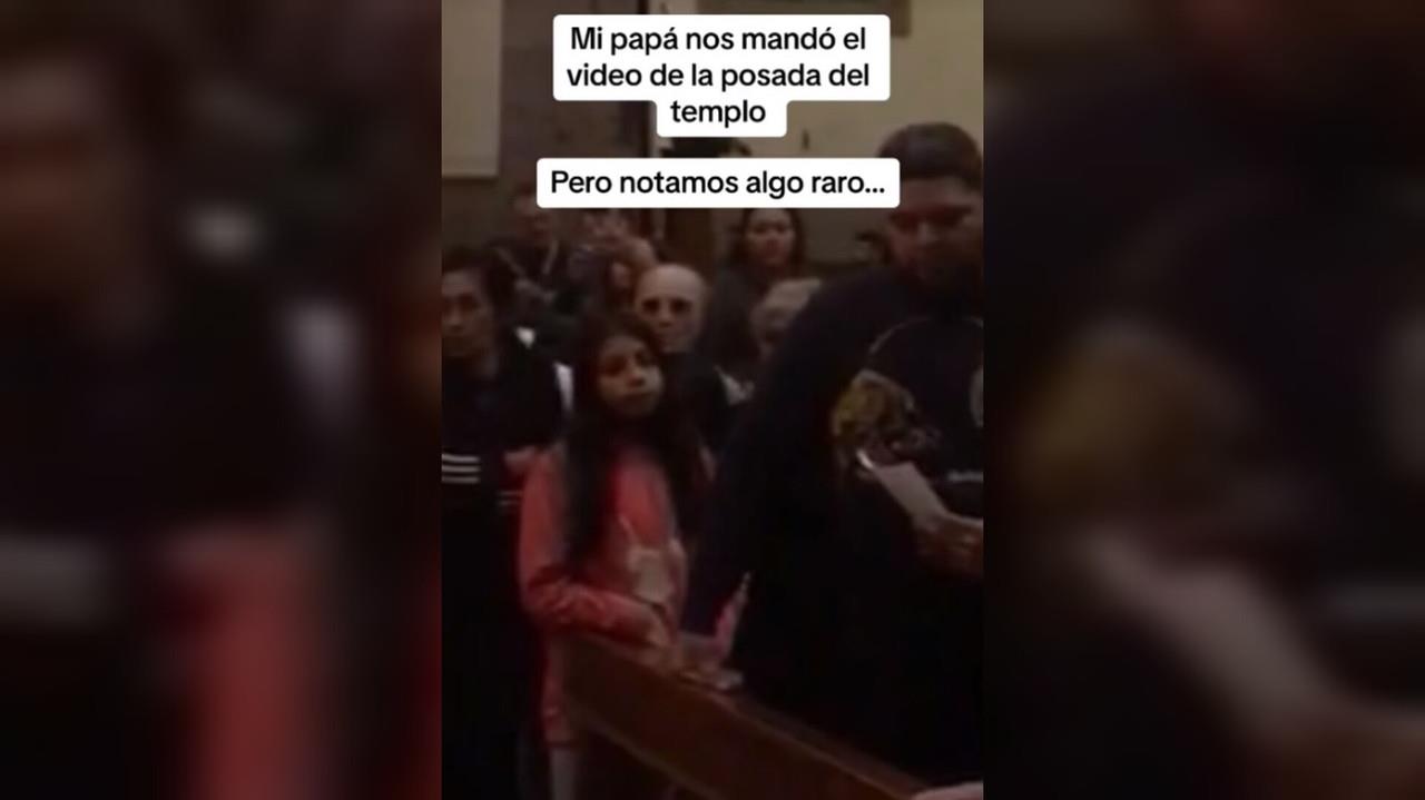 De acuerdo con un sacerdote, se trata una sacristán que tenía años de fallecida y su alma no descansaba en paz. Foto: TikTok aneli_rg