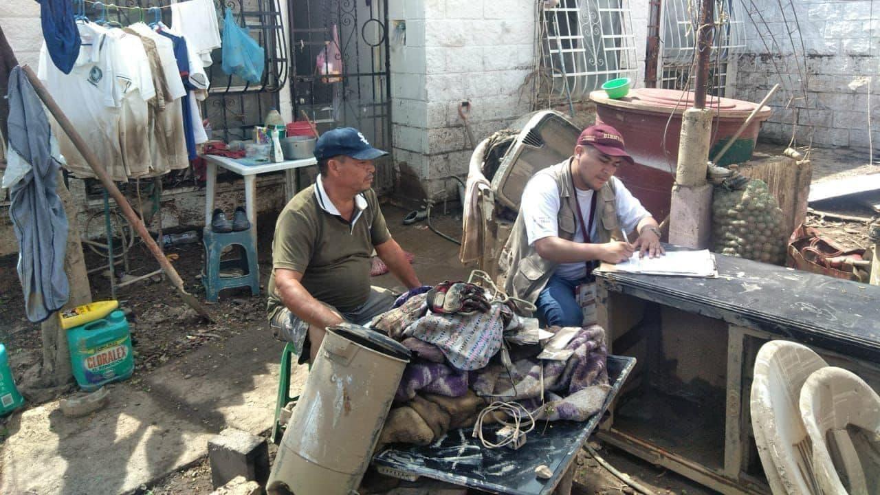 Destaca AMLO apoyo a damnificados por el huracán Otis. Foto: Especial