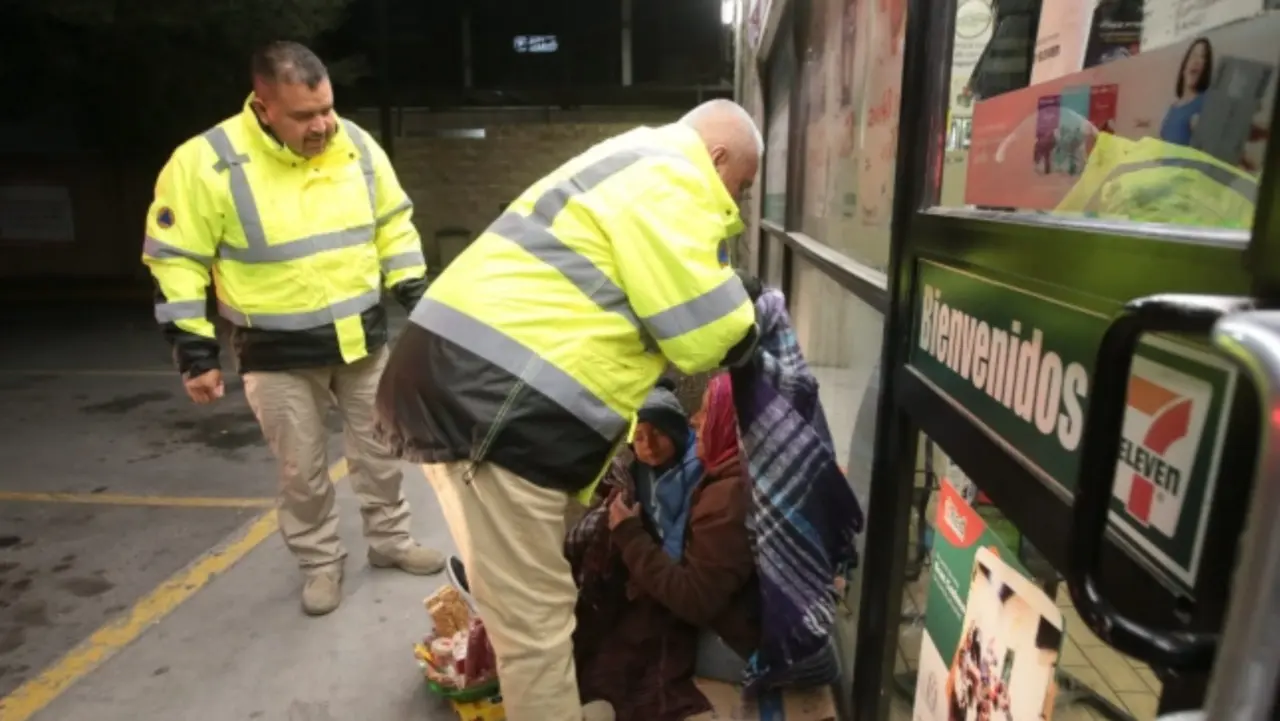 Protección Civil despliega operativo para salvaguardar la integridad de personas en situación de calle / Foto: Gobierno del Estado de Coahuila