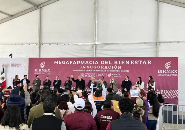 VIDEO: Inauguran Mega farmacia del Bienestar en Huehuetoca