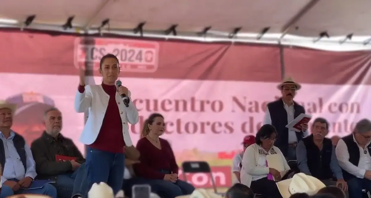 Sheinbau se reunió con militantes y simpatizantes de Sigamos Haciendo Historia en la región de Los Altos, en Jalisco. Foto: X: @ClaudiaShein (antes twitter)