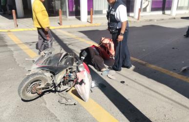 Repartidora de comida termina en el hospital