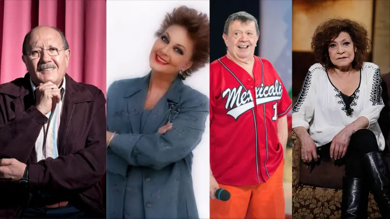 Polo Polo, Talina Fernández, Chabelo y Cristina Pacheco fueron algunas de las celebridades que murieron en este 2023. Foto. Especial