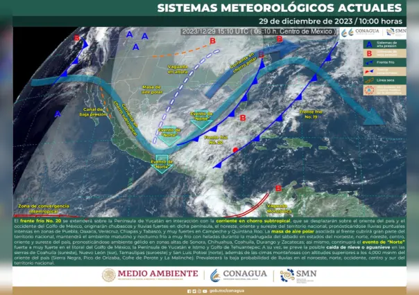 Así será la temperatura para recibir el Año Nuevo en Coahuila