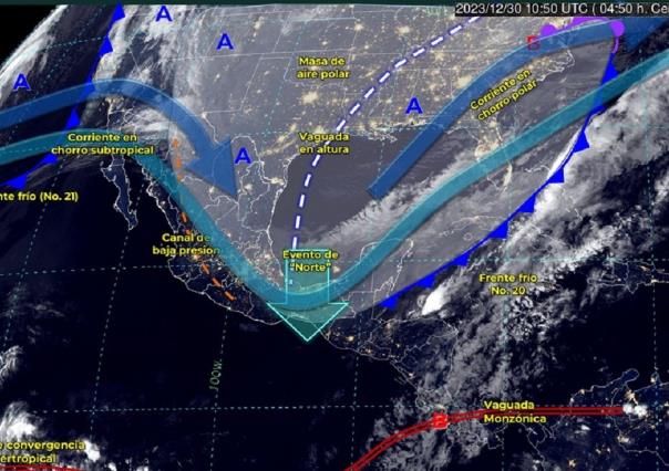 Condiciones del clima para el último fin de semana del 2023 en México