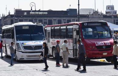 Ofrecerán 12 subsidios al transporte público en Edoméx