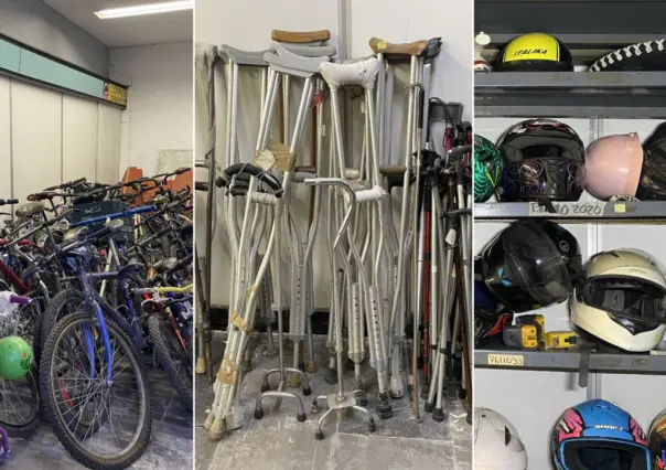 Objetos olvidados del Metro se convierten en ayuda ecológica