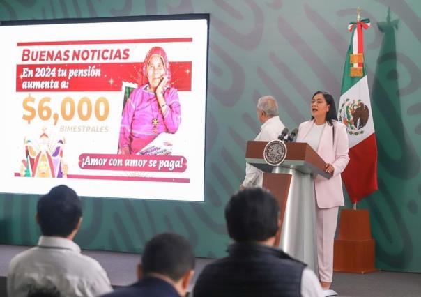 Aumentan las pensiones de Bienestar para el 2024