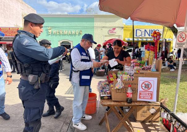 Decomiso de pirotecnia en Mérida durante los festejos decembrinos