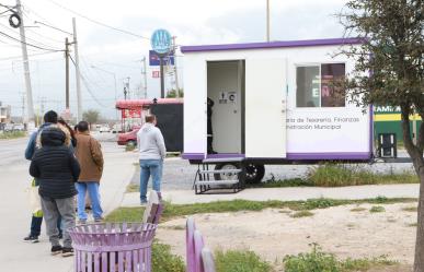 Habilita García módulos para el pago del predial a ciudadanos