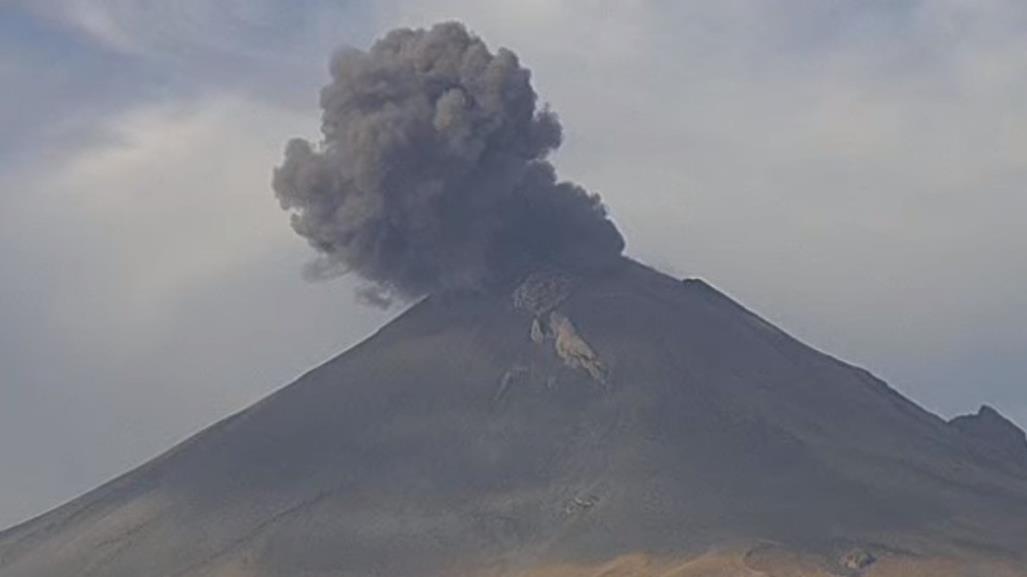 Registro de actividad del Popocatépetl