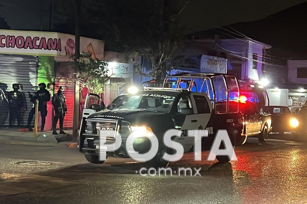 Los disparos de arma de fuego fueron reportados en el cruce de las calles Apolo y Laúd en la colonia San Bernabé. Foto: Raymundo Elizalde.