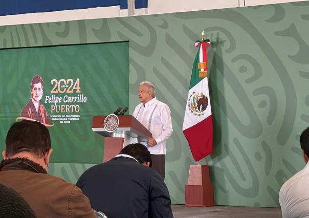 AMLO destaca altos niveles de paz en Yucatán