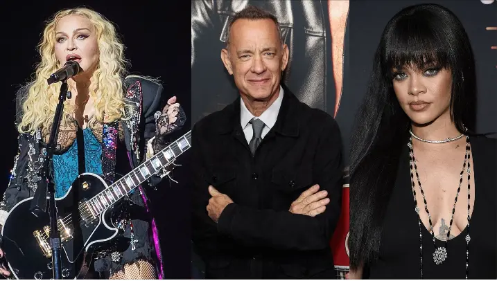 Madonna, Tom Hanks y Rihanna dentro de la lista del caso Epstein