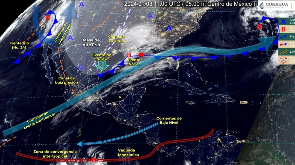 Lluvias aisladas y vientos de 60 a 80km/h en costas de Tamaulipas