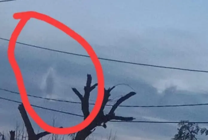No solo en Cadereyta hubo suerte de ver este fenómeno, ya que, según testimonios en redes sociales, el vecino municipio de Juárez también se vio involucrado. Foto: Facebook Gabriel Llanes.