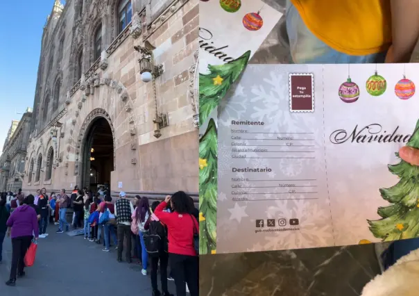 Entregan cientos de niños sus cartas a los Reyes Magos en el Palacio Postal