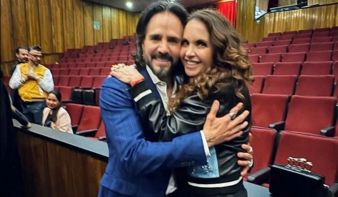 Lucero y José Ron son pareja en El Gallo de Oro. Foto: Instagram